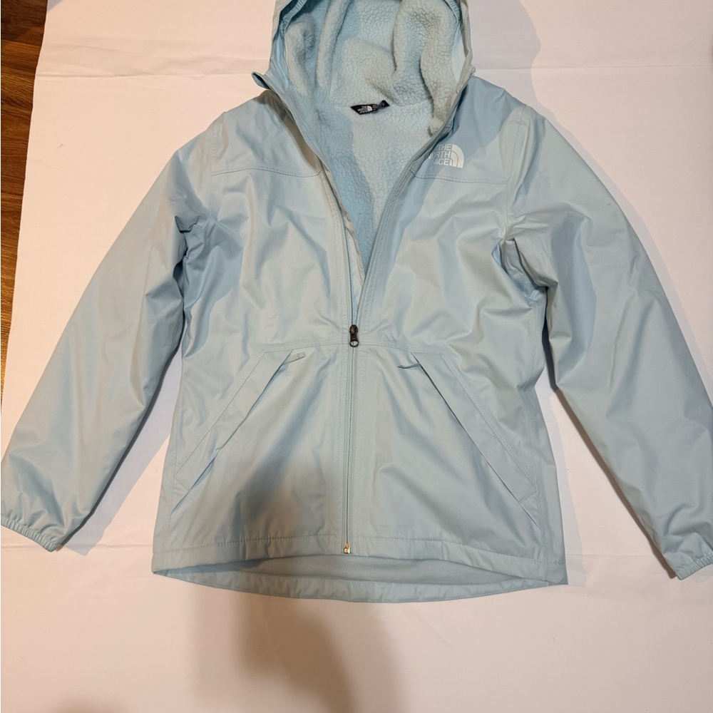 The North Face Kids Sky Blue Raincoat